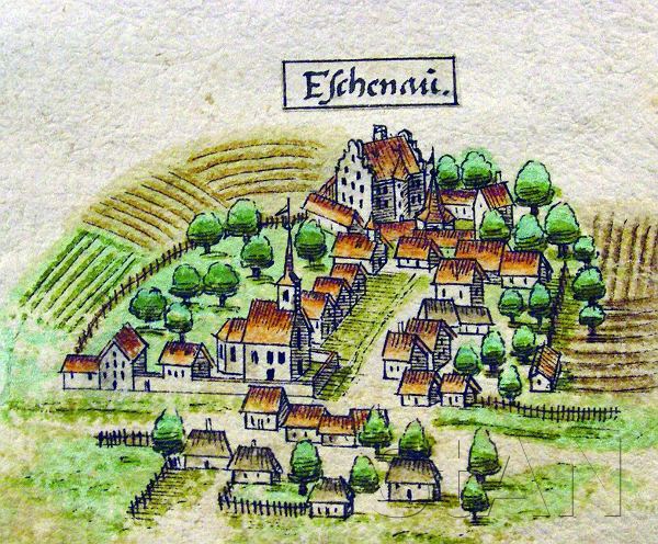 Frühe Malerei von Eschenau